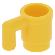 LEGO bögre pohár, sárga (3899)